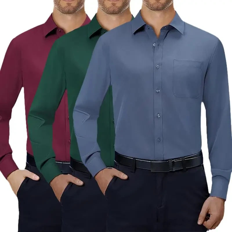 Stretch Long Sleeve Dress Shirt