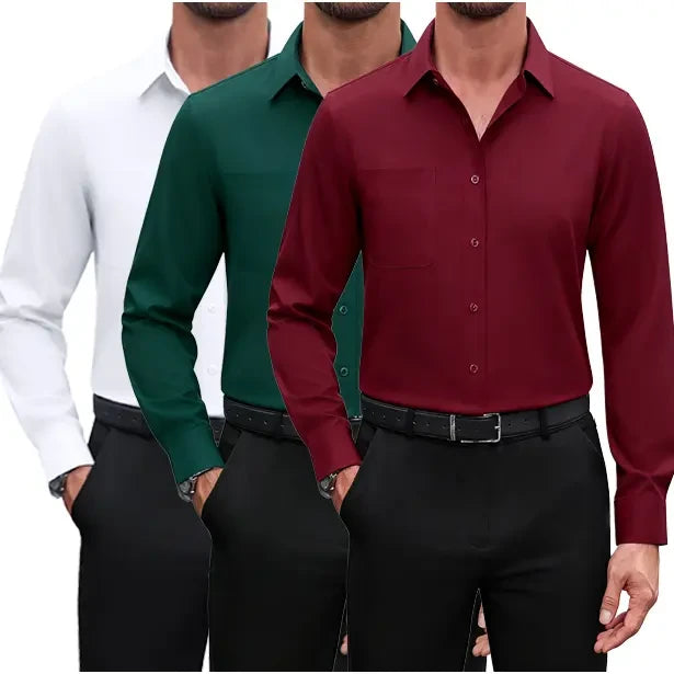 Stretch Long Sleeve Dress Shirt