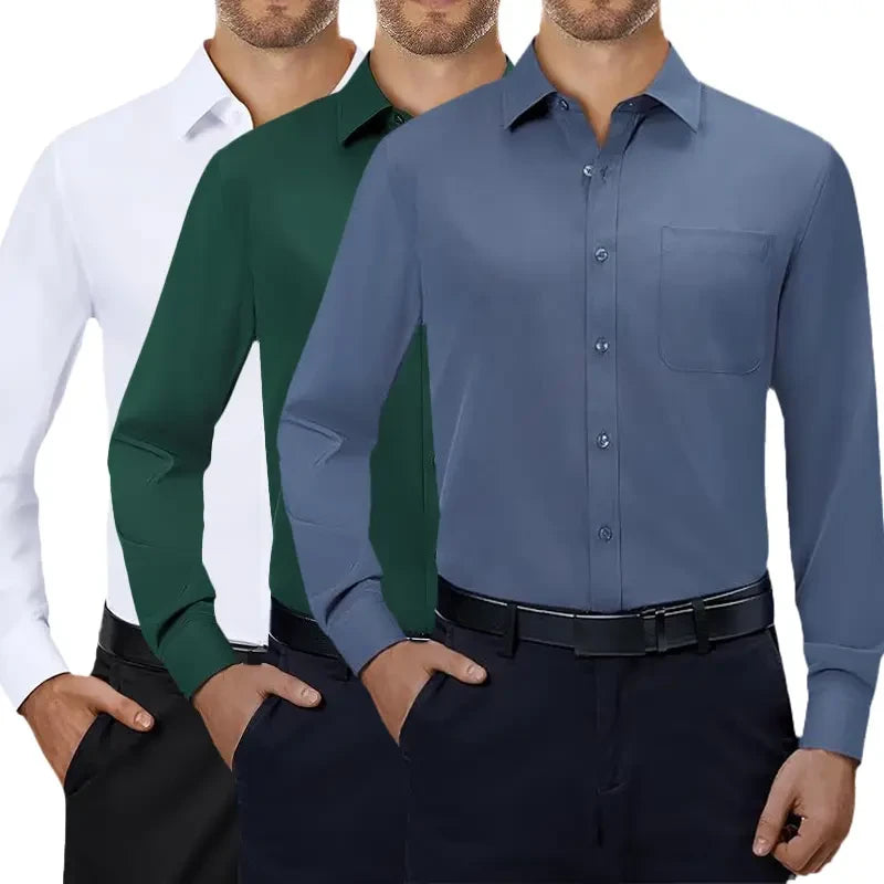 Stretch Long Sleeve Dress Shirt