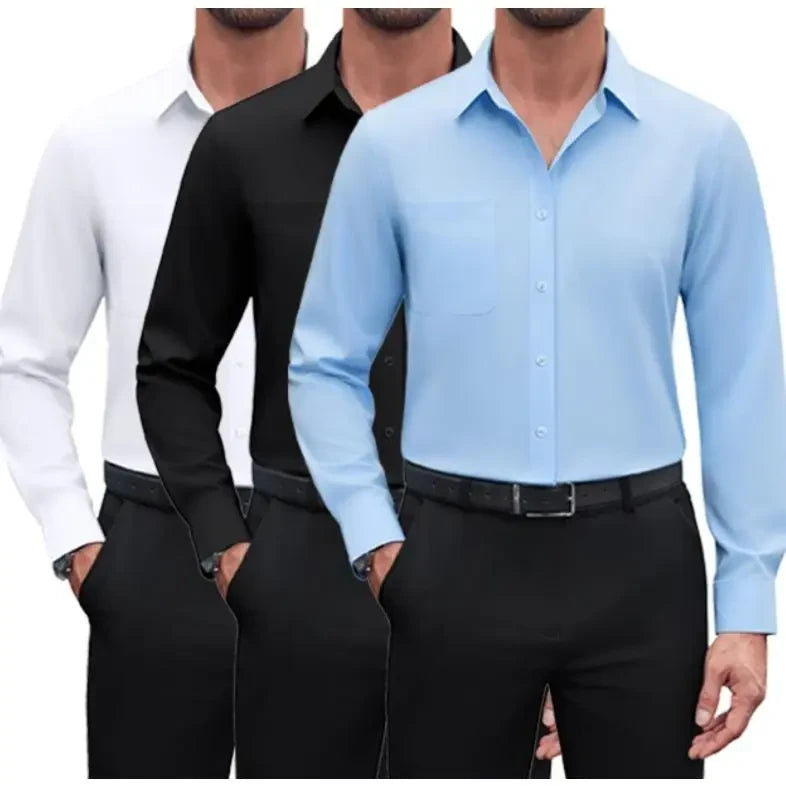 Stretch Long Sleeve Dress Shirt
