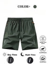 Fitted Elastane Gym Shorts