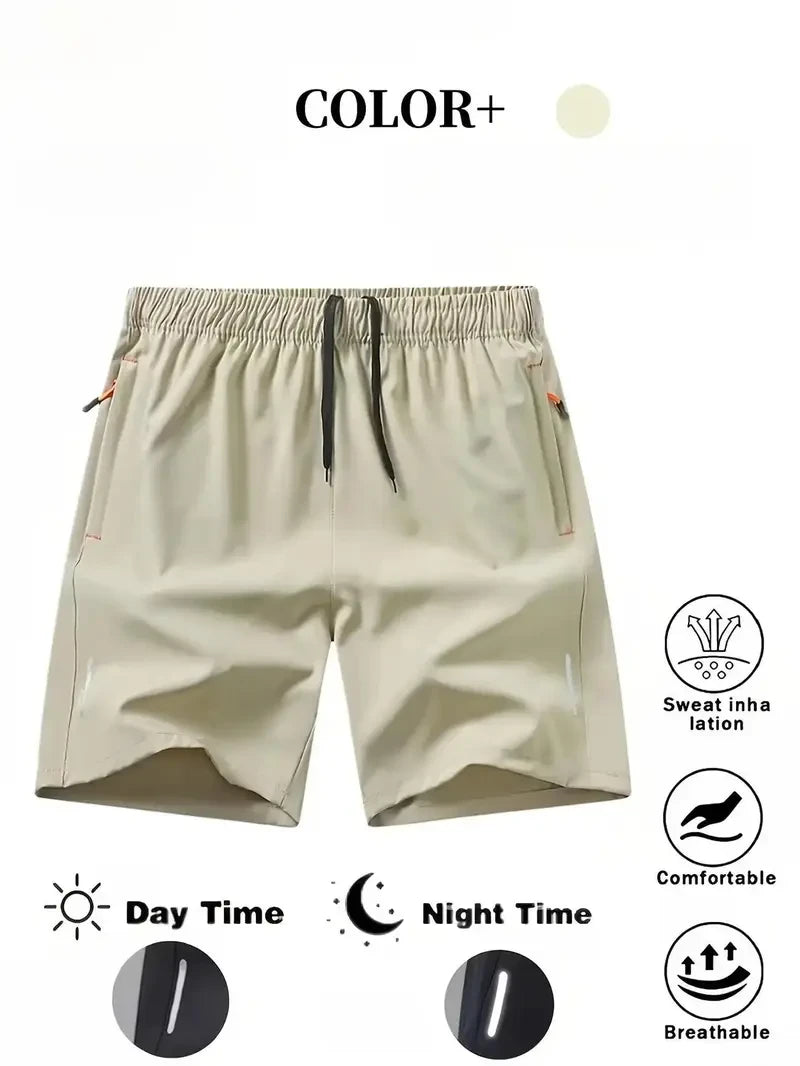Fitted Elastane Gym Shorts