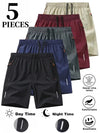 Fitted Elastane Gym Shorts