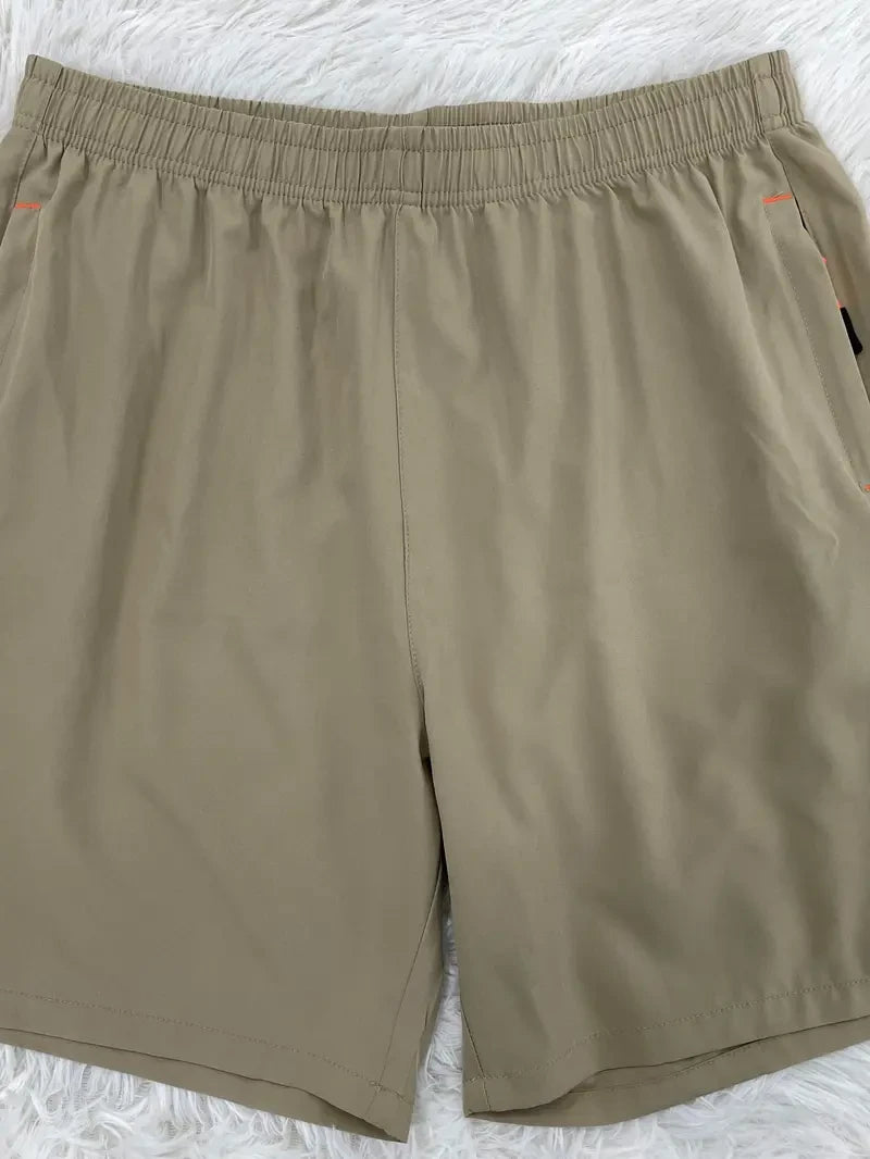 Fitted Elastane Gym Shorts