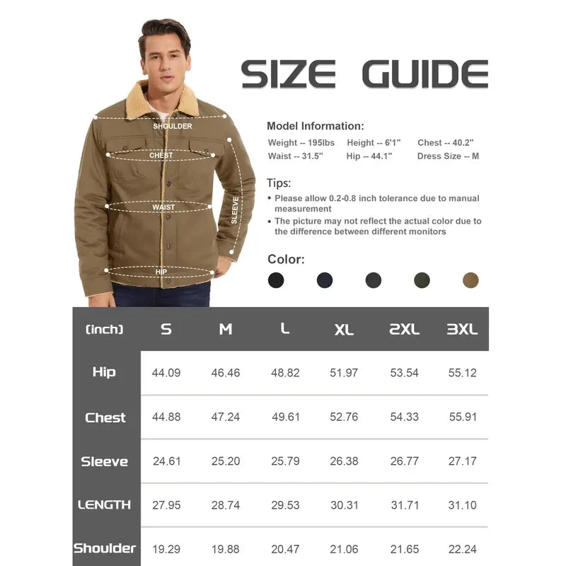 Sherpa Lined Cargo Jacket