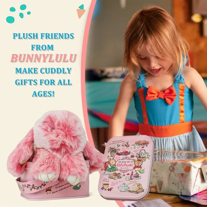 Fluffy Bunny Plush Keychain