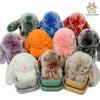 Fluffy Bunny Plush Keychain