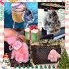 Fluffy Bunny Plush Keychain
