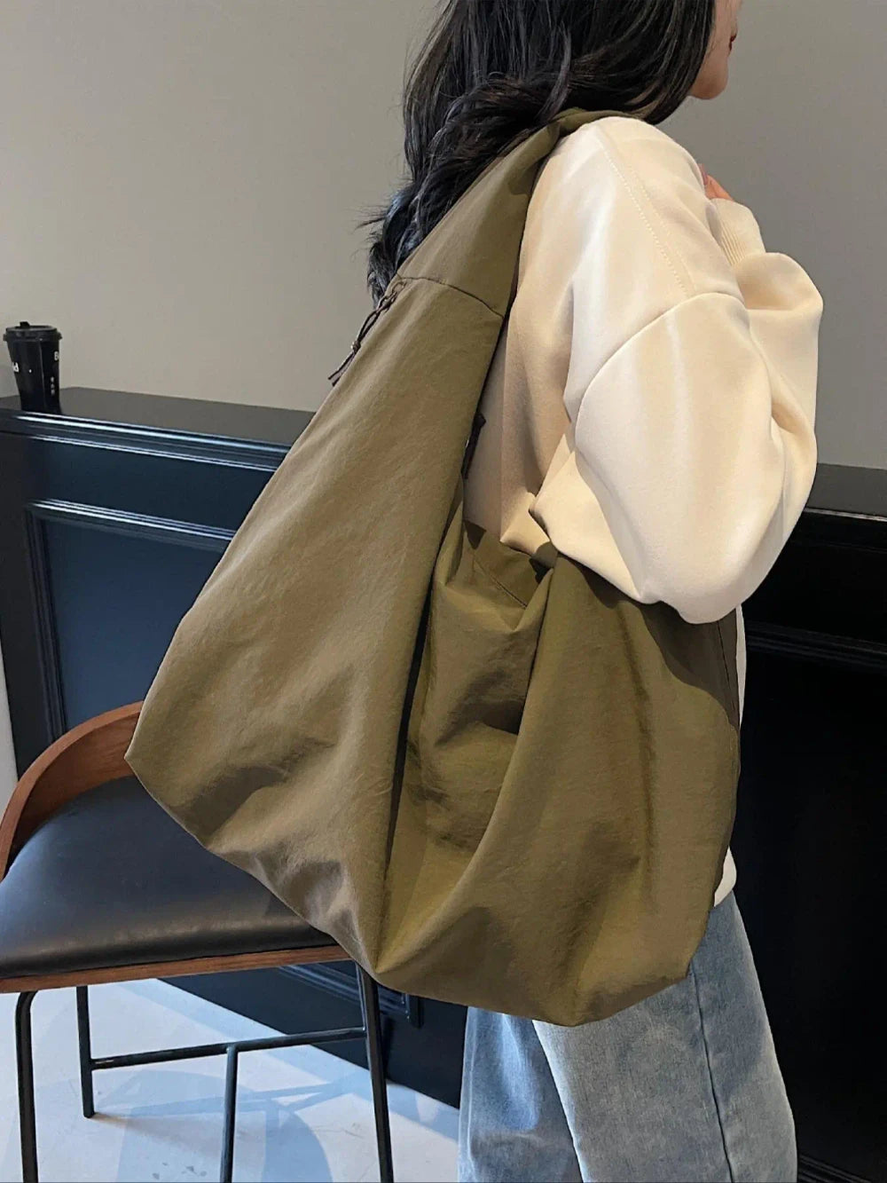 Large Capacity Commuter Shoulder Bag