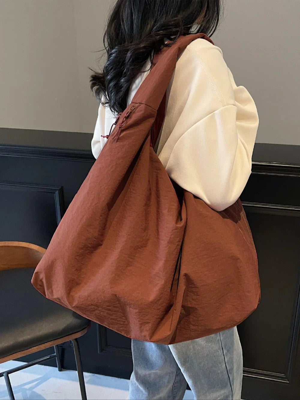 Large Capacity Commuter Shoulder Bag
