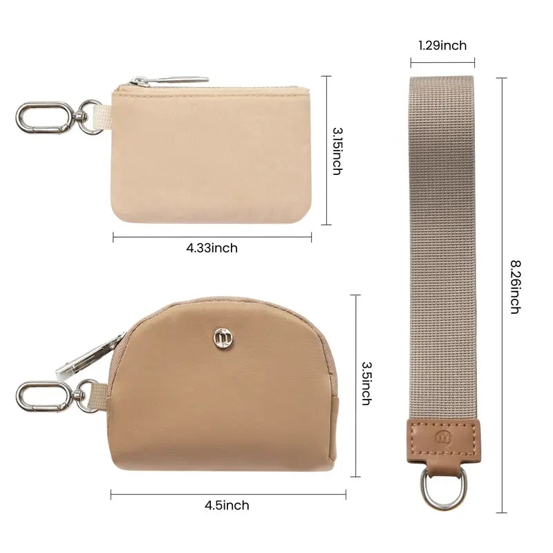 Mini Zip Around Wristlet Wallet