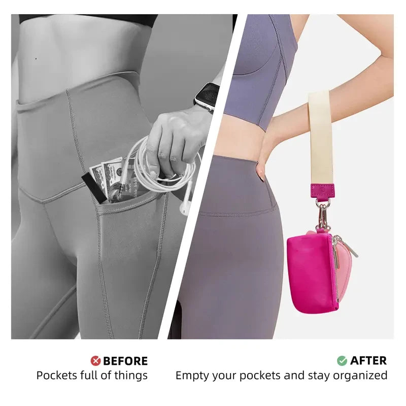 Mini Zip Around Wristlet Wallet