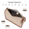 Textured Leather Commuter Crossbody Bag