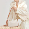 Textured Leather Commuter Crossbody Bag